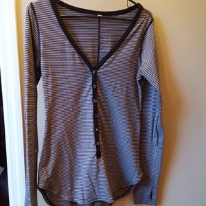 Lululemon striped long sleeve shirt